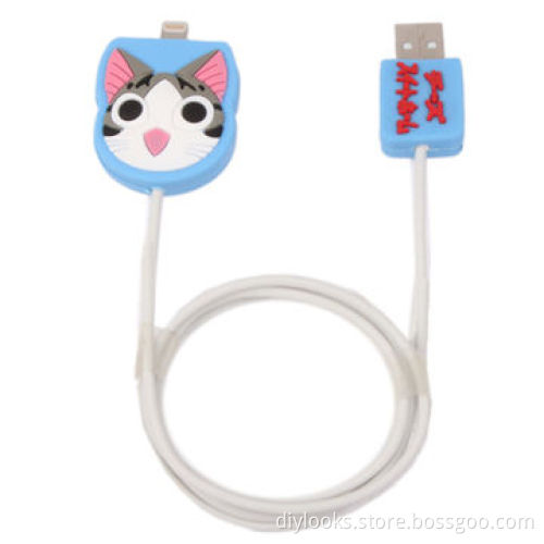 Sweet Private Cats Cartoon Style Data Cable